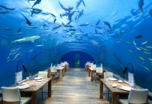 Malediivit vedenalainen ravintola
