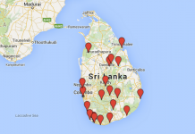 Sri Lankan kartta