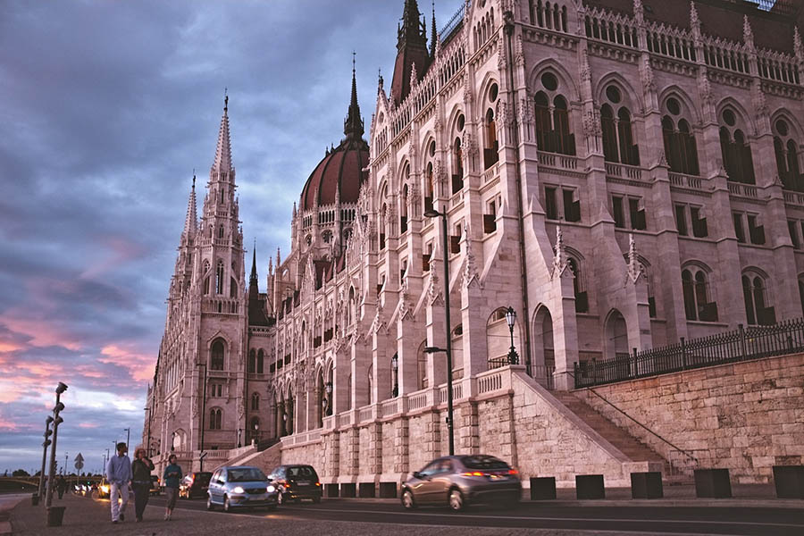 Budapest Unkarin parlamenttitalo