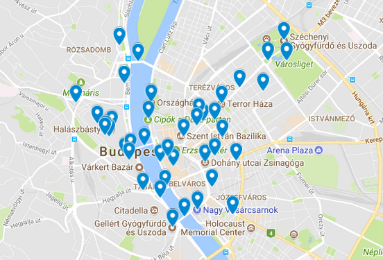 Budapestin Kartta Budapest matkaopas Kerran El m ss 