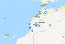 Marokko kartta