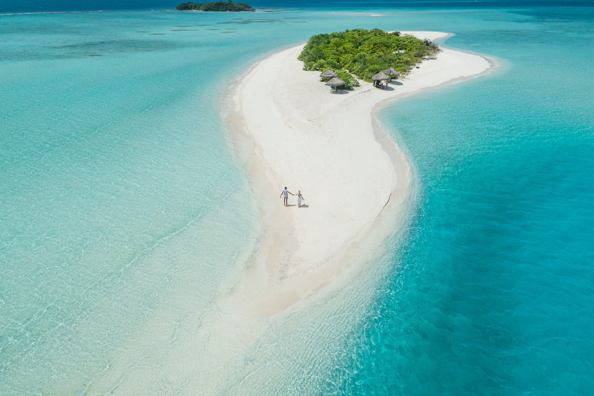 Malediivit edullinen saari Rasdhoo