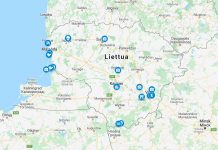 Liettuan kartta
