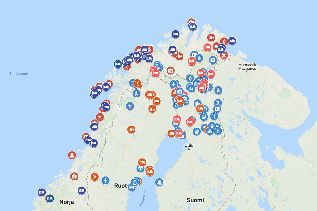 Skandinavian kartta - Kerran elämässä