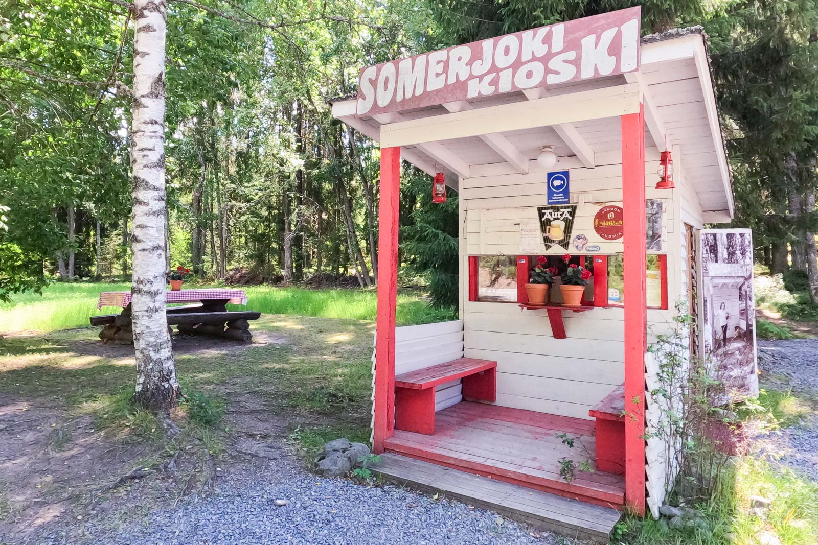 Baddingin kioski Somero