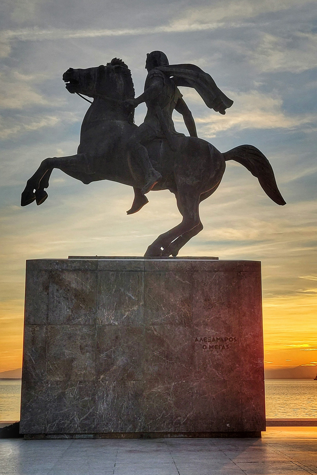 Thessaloniki aleksanteri suuren patsas